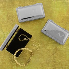 Rectangular Engravable Jewelry Box
